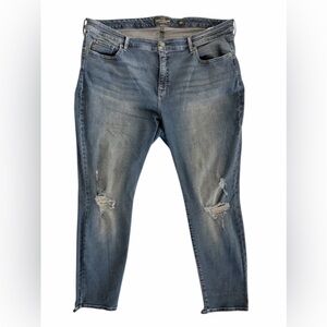 NWOT - Distressed Blue Jeans.